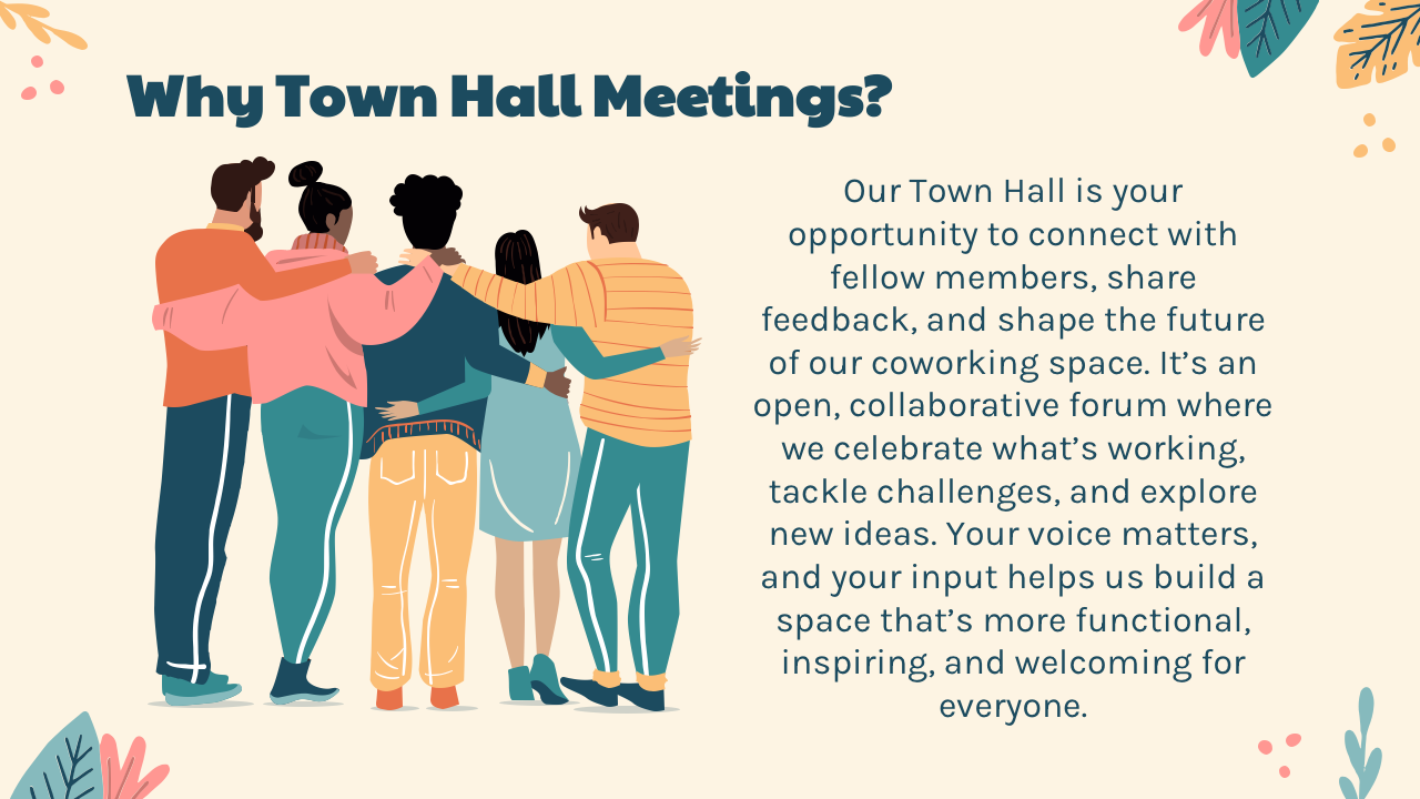Why Town Hall Meetings? graphic