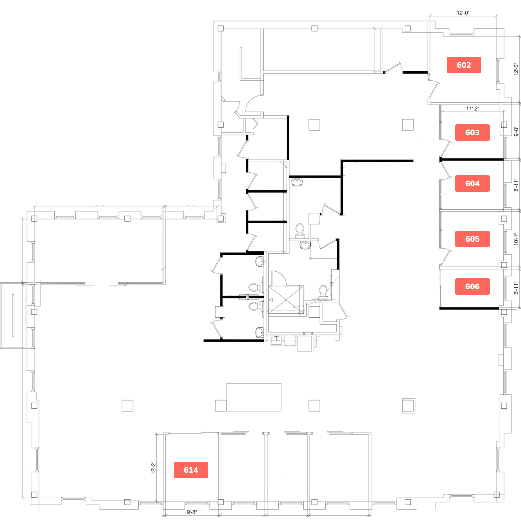 The Factory Private Office layout graphic